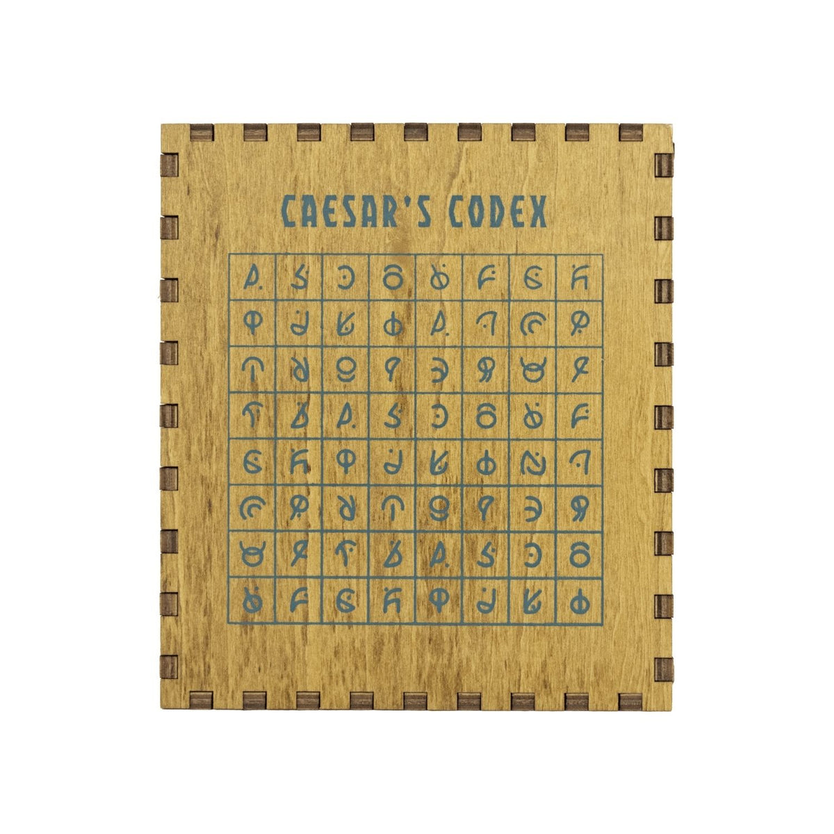 Project Genius Caesar's Codex Sliding Wooden Puzzle Box Mechanical Puzzles