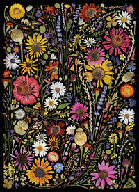 Flower Press: Happiness, 1000pc puzzle, Compact
