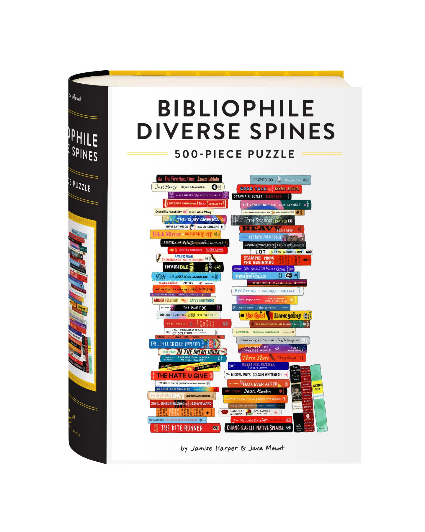 Bibliophile Diverse Spines 500-Piece Jigsaw
