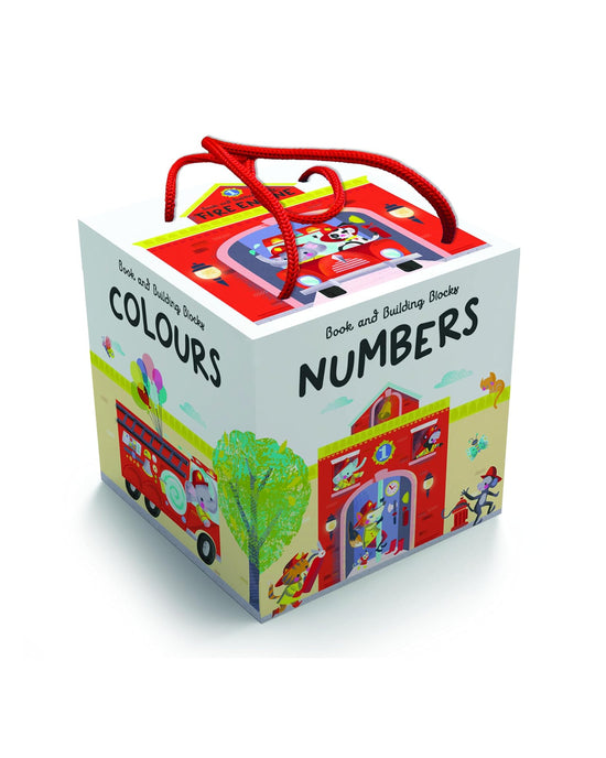 Book & Blocks Tower Fire Engine