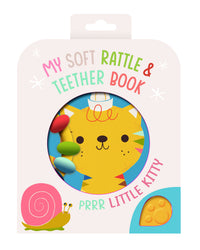 Soft Rattle & Teether Purr Cat