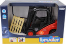 BRUDER Linde H30D Forklift with 2 Pallets 1:16