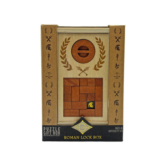 Project Genius Roman Lock Box Secret Puzzle Box