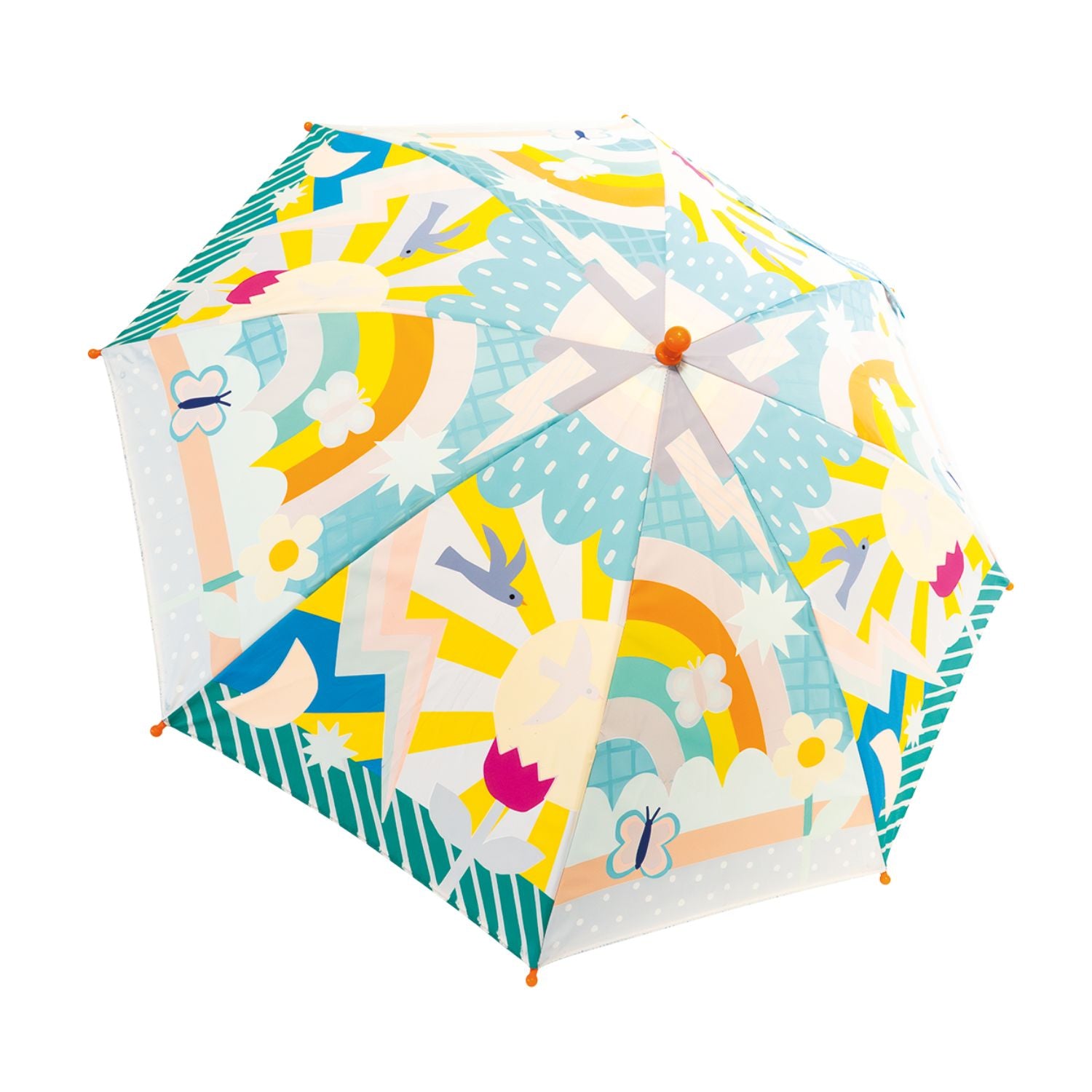Floss & Rock - Rainbow - Colour Changing Umbrella 17" Childrens Umbrella