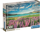Lupins At Lake Tekapo, 1500pc, Compact