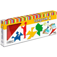 Cayro 4 Wooden Tangrams Puzzle Game