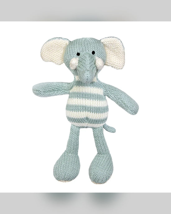 Charlie Stripey Elephant Rattle