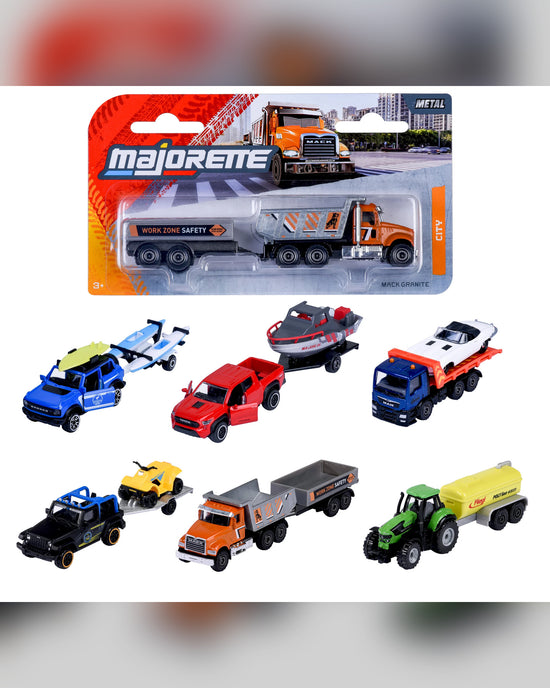 Majorette City Trailers Toy Vehicle Assortment