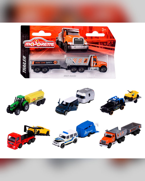 Majorette City Trailers Toy Vehicle Assortment