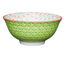 Mikasa 21 cm Ramen Bowl – Green Blue Geometric
