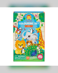 Tiger Tribe Zoo Colouring Set