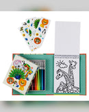 Tiger Tribe Zoo Colouring Set-1