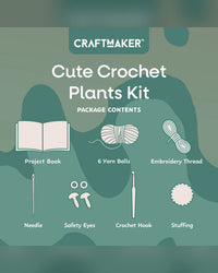 Craft Maker Cute Crochet Plants Kit-1