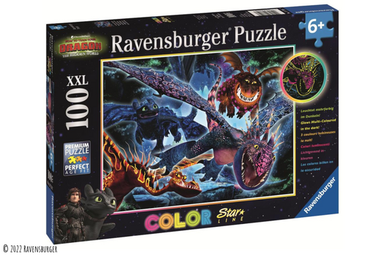 Ravensburger Dragons 3 Glow 100 Piece Jigsaw Puzzle