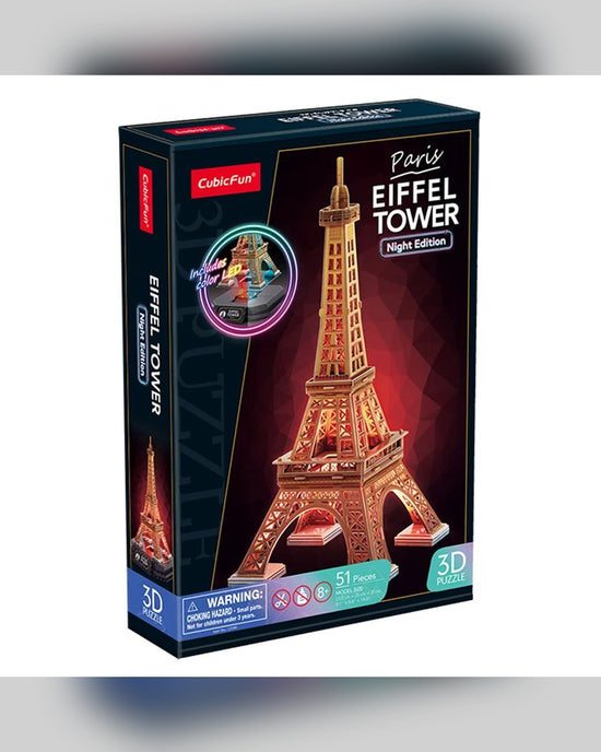 Cubic Fun 3D Puzzle Eiffel Tower Night Edition