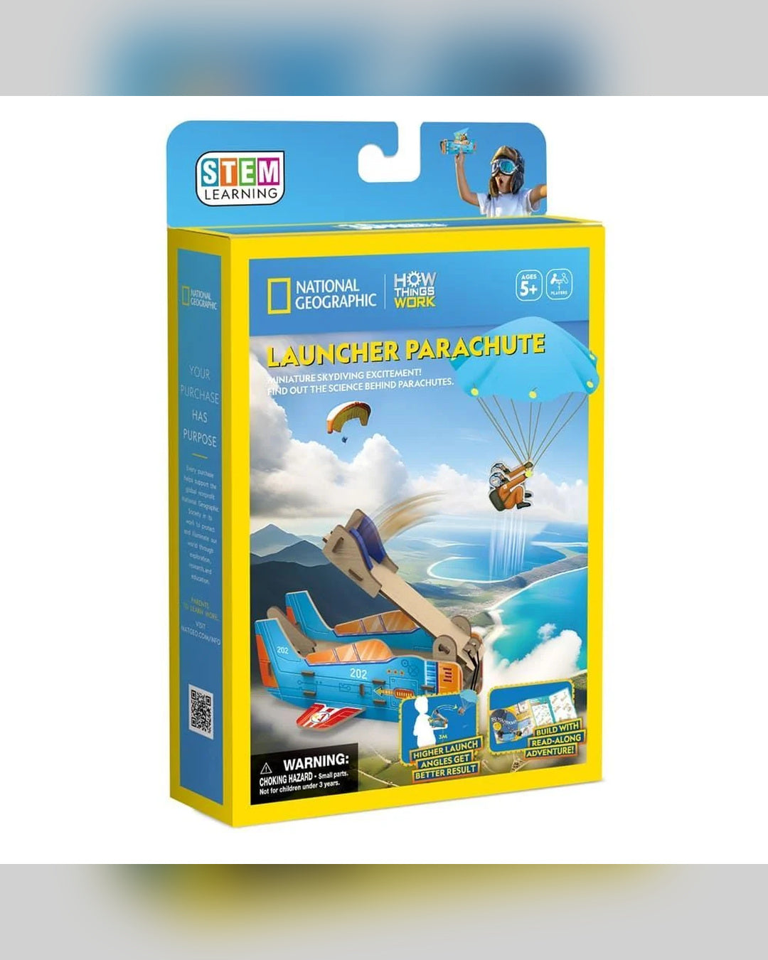 Cubic Fun 3D Puzzle - Launcher Parachute