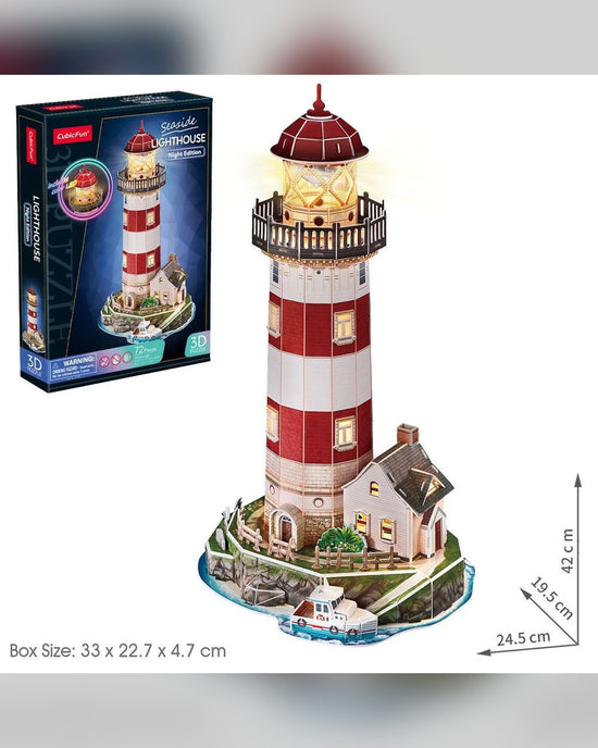 Cubic Fun 3D Puzzle Lighthouse Night Edition