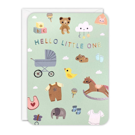 Hello Little One - Baby Card