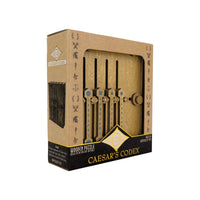 Project Genius Caesar's Codex Sliding Wooden Puzzle Box Mechanical Puzzles