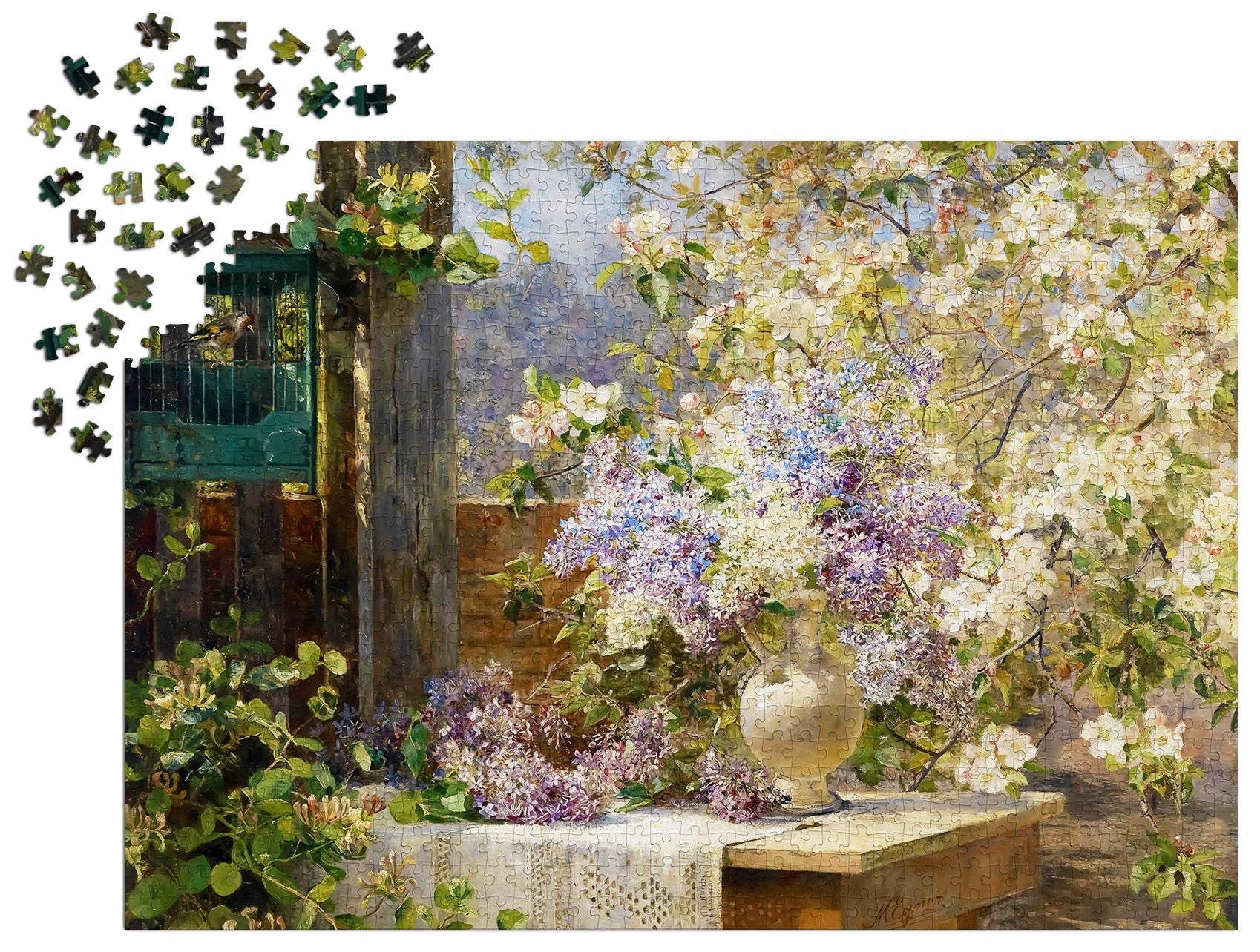Marie Egner: In the Blossoming Bower, 1000pcs