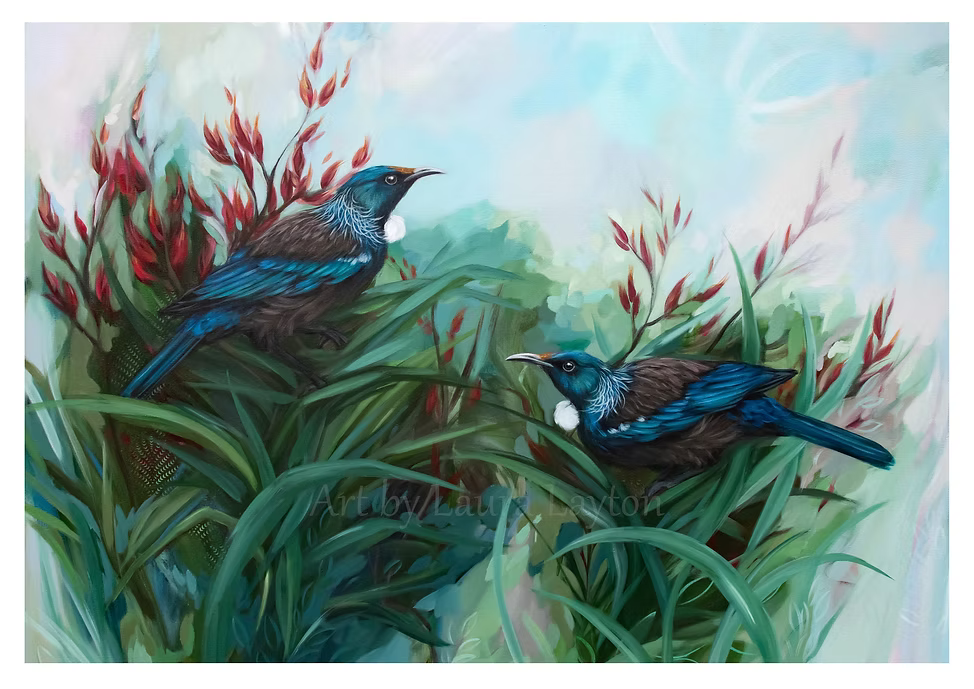 Nestled in Nature - Tui & Flax