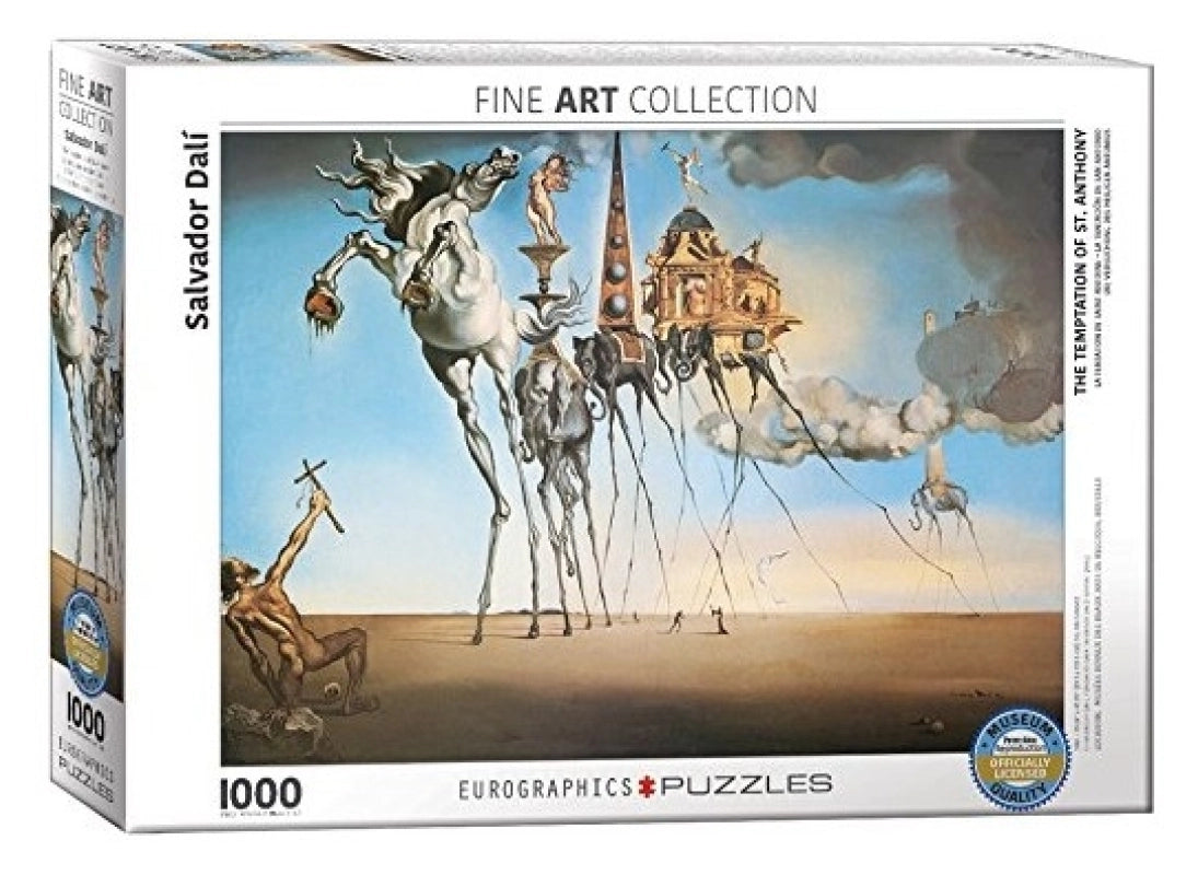 Eurographics Dalí Temptation of St Anthony 1000-piece jigsaw puzzle box