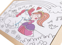 hape-double-sided-colour-puzzle-24pc-unicorn-and-friends