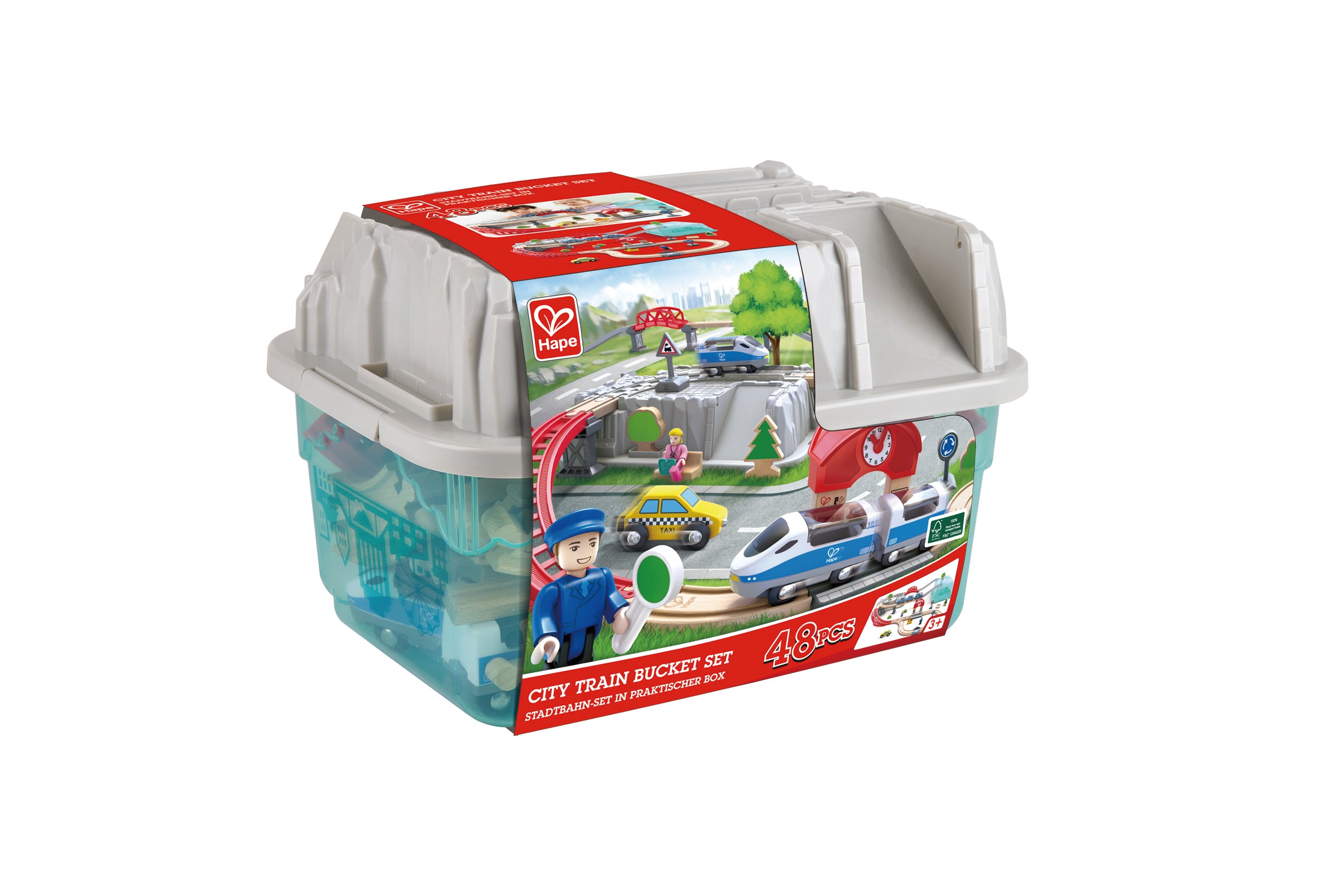 hape-city-train-bucket-set