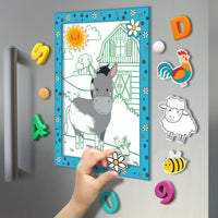 Kaleidoscope Colour-Me-Magnets Farmyard