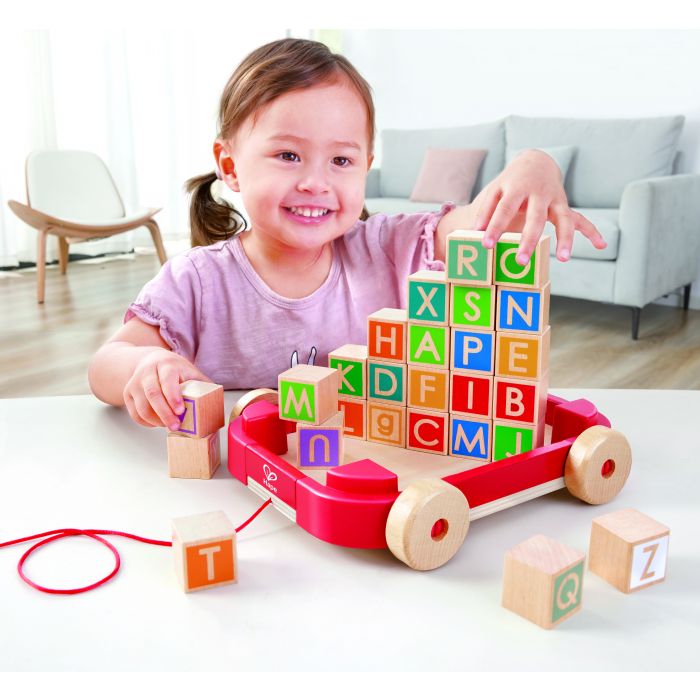 hape-pull-along-cart-w-stacking-blocks
