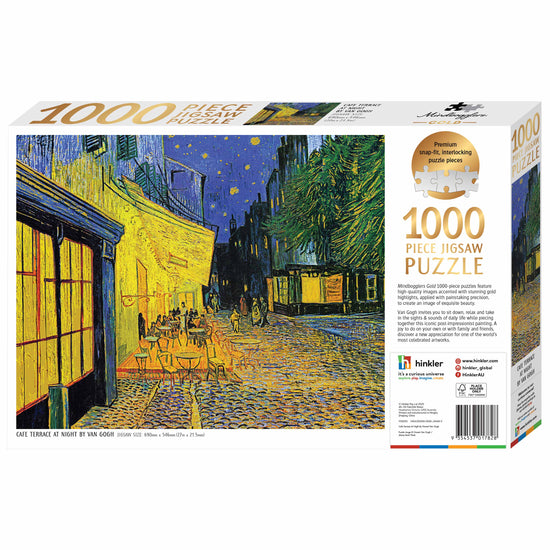 Mindbogglers Gold 1000pc Jigsaw Cafe Terrace by Van Gogh