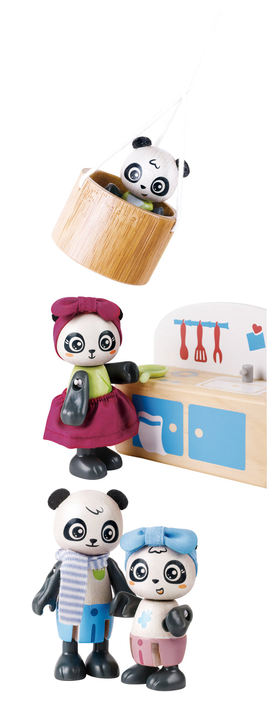 Hape Green Planet Pandas  Bamboo House