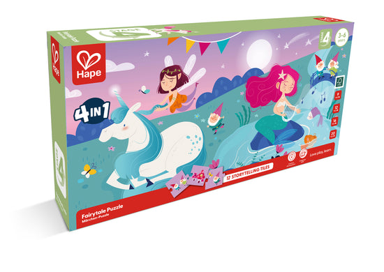 Hape 4 in 1 Puzzle & Storytelling - Fairyland
