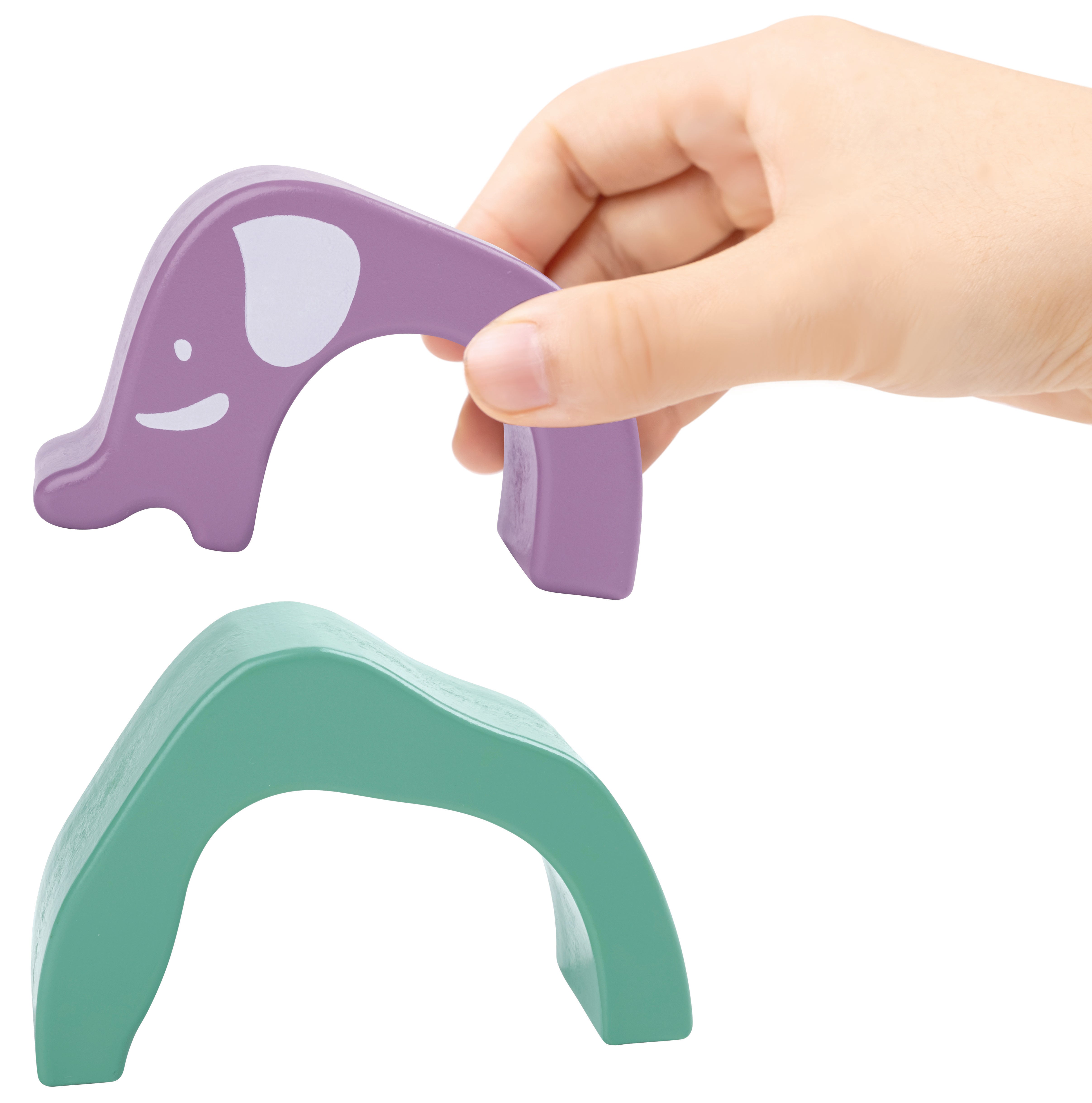 hape-safari-elephant-stacking-blocks