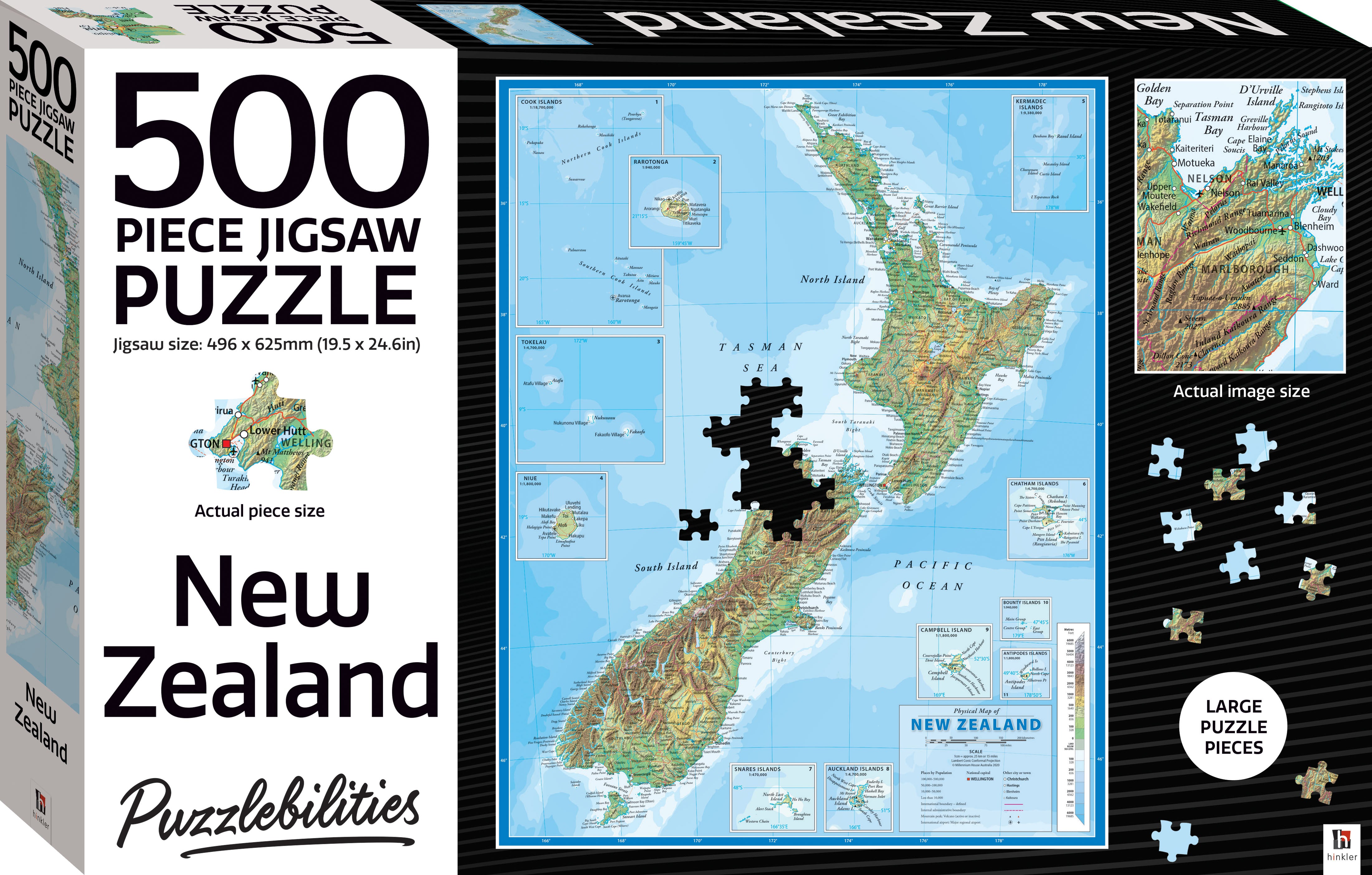 Puzzlebilities: New Zealand 500pc Jigsaw