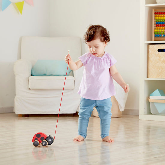 Hape Lady bug Pull Along
