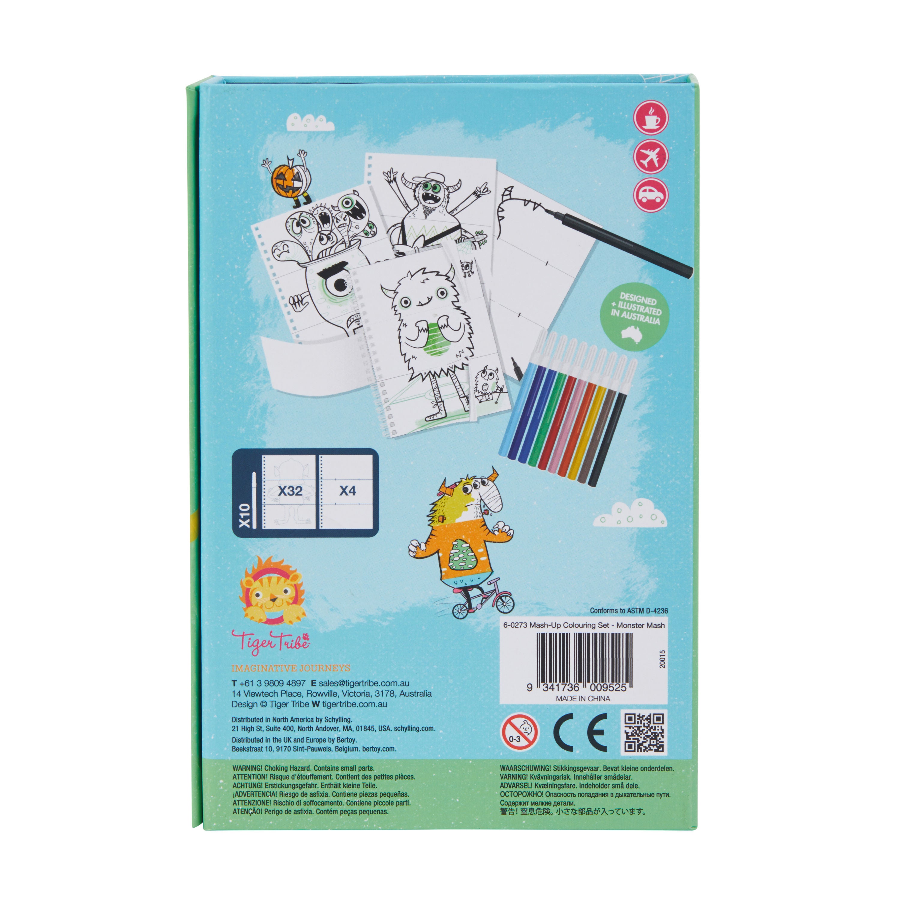 Mash-up Colouring Set - Monster Mash