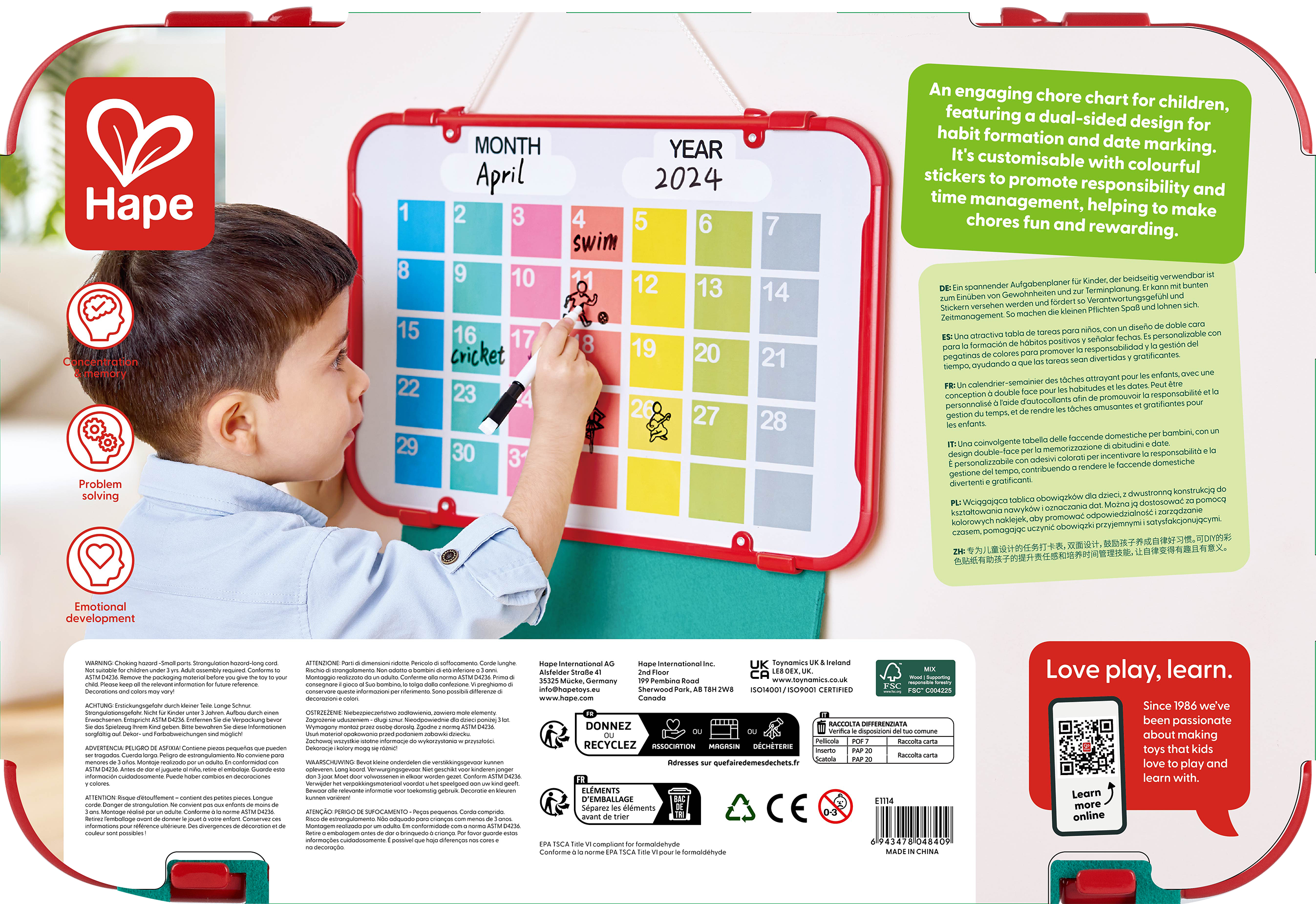 hape-behaviour-reward-chart