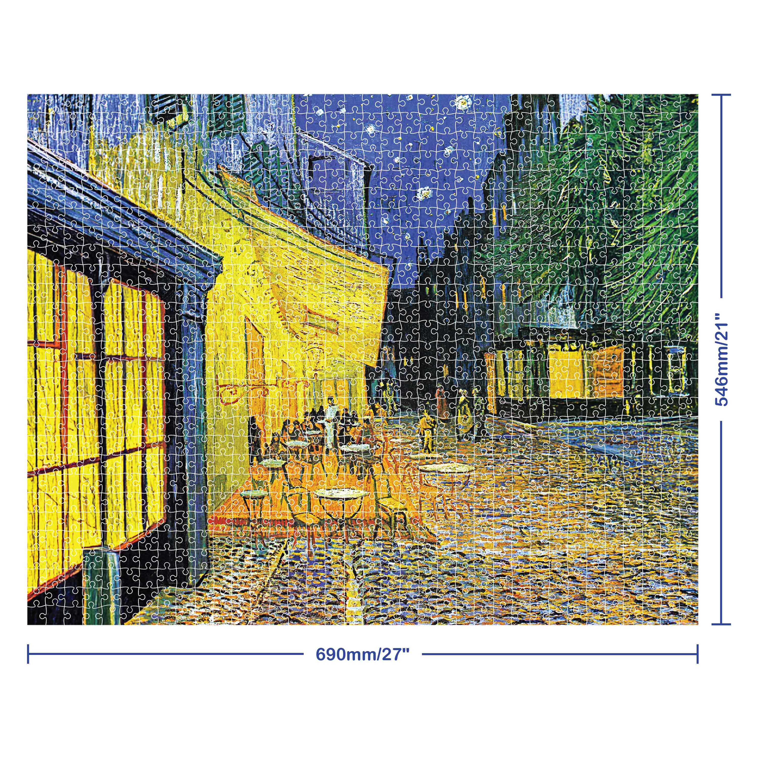 Mindbogglers Gold 1000pc Jigsaw Cafe Terrace by Van Gogh