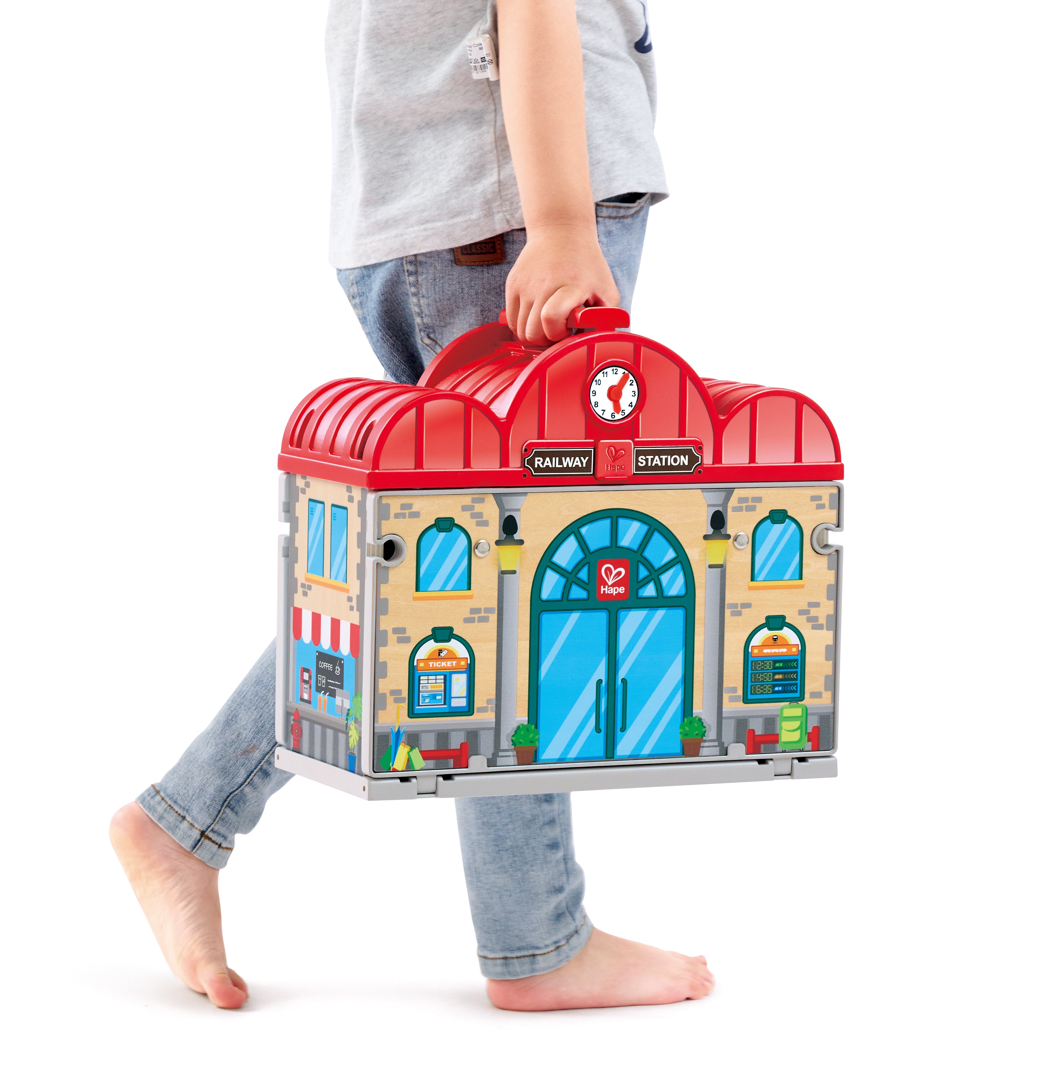 hape-portable-train-station-set