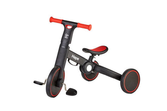 Hape Transforming Rider Black & Red
