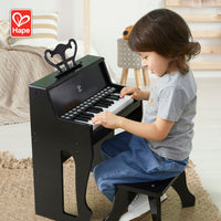 hape-learn-with-lights-black-piano-with-stool