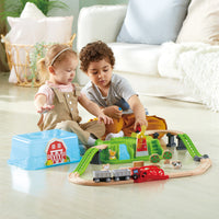 hape-countryside-train-bucket-set