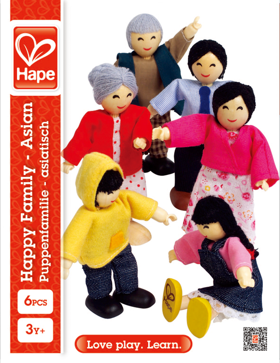 Hape Happy Family of 6 - Asian