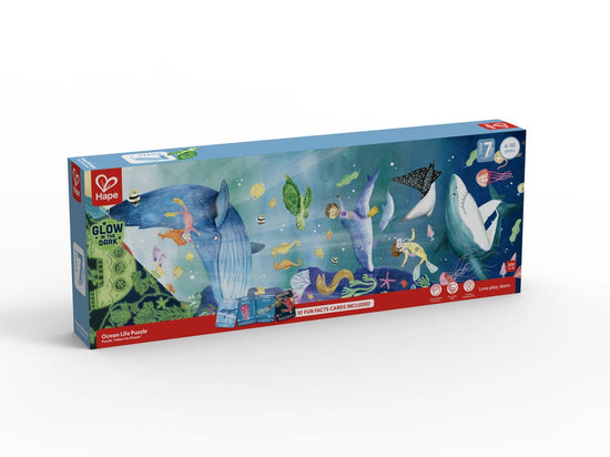 Hape 200pc Ocean Life Puzzle Glowing 1.5m