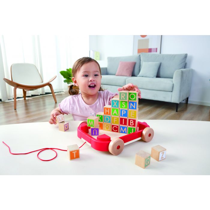 hape-pull-along-cart-w-stacking-blocks
