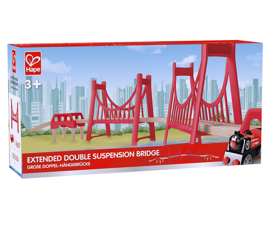 Hape Extended Double Suspension Bridge