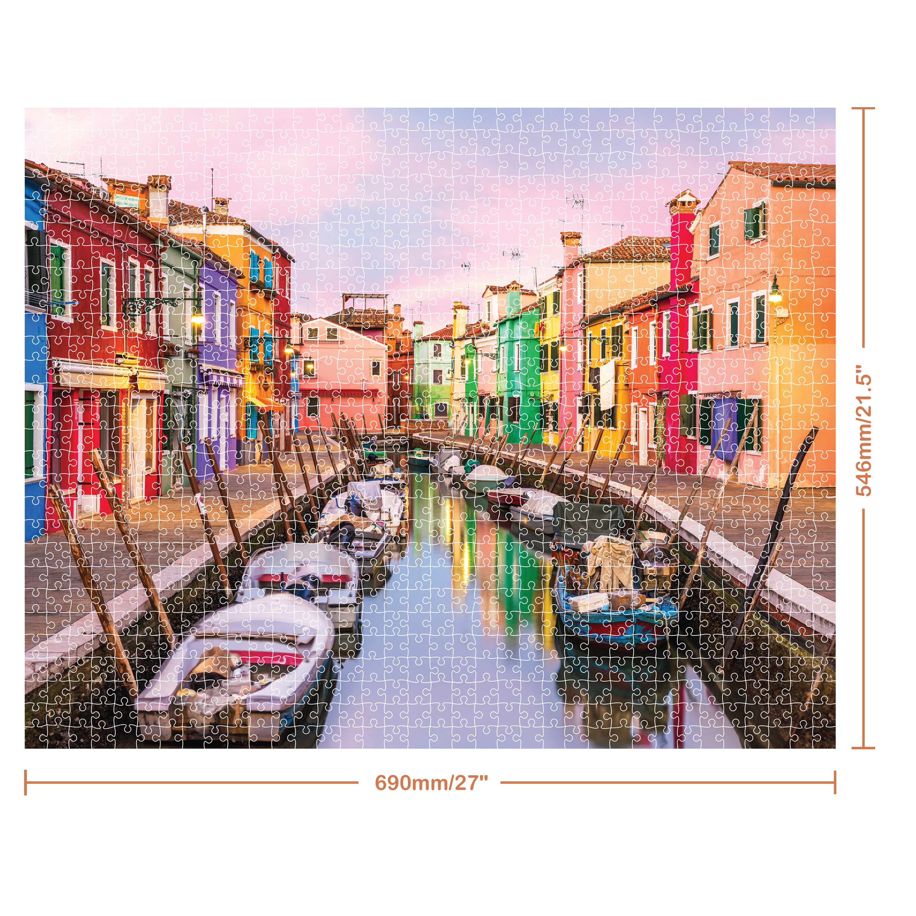 Mindbogglers 1000pc Burano Island Venice Italy
