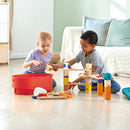 hape-quadrilla-stack-track-bucket-set