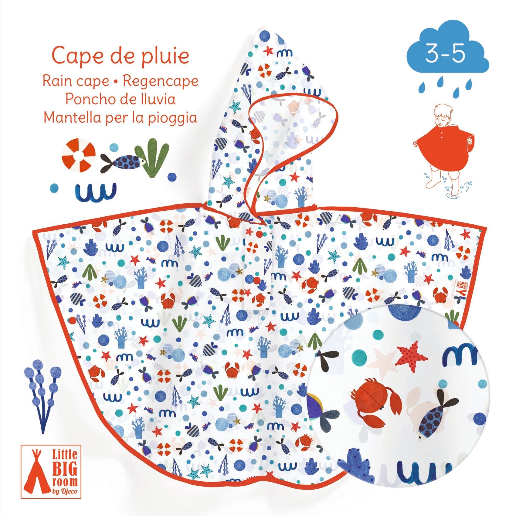 Rain capes Ocean